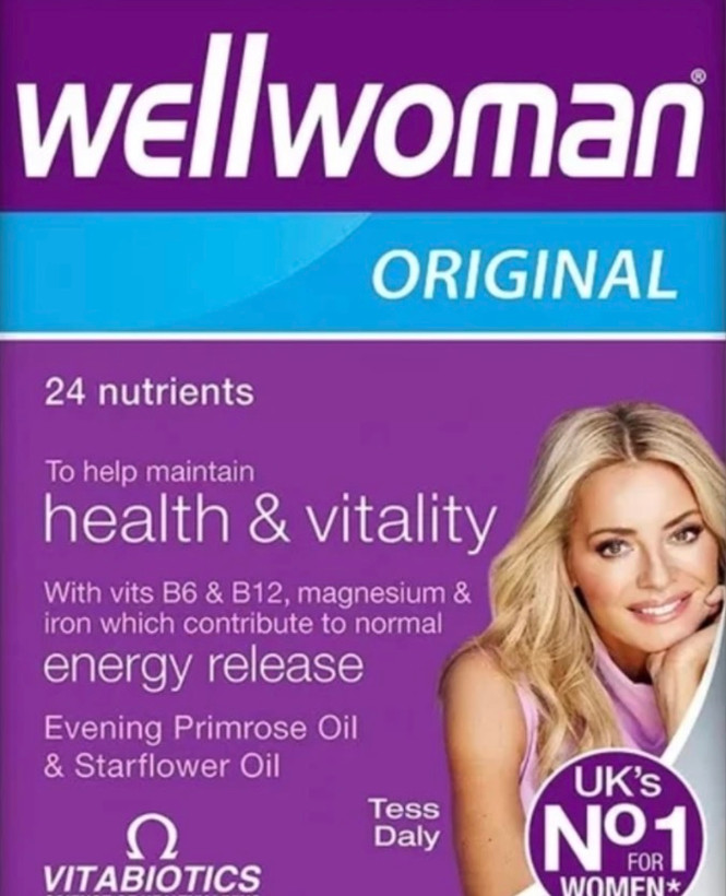 قرص مولتی ویتامین ول وومن اصل انگلیس ٣٠ عددی(well woman)