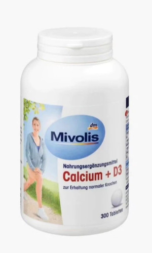 قرص کلسیم +D3 میوولیس آلمانی 300 عددی | خرید اورجینال Mivolis